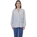 Vertbaudet - Zwangerschaps- en Voedingsblouse - Bloemenprint - Katoenvoile