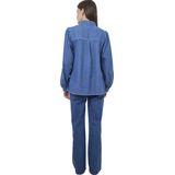 Vertbaudet - Zwangerschaps- en Voedingsblouse - Denim - Lange Mouwen