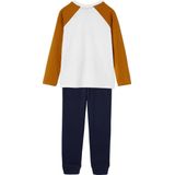 Pyjama's - Set van 2 - Katoen - Gestreept en Effen - Lange Mouwen