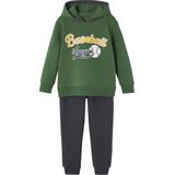 Vertbaudet Sportset sweater met capuchon en joggingbroek jongens