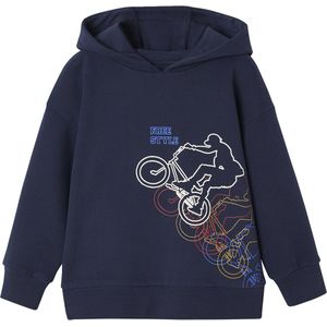 Jongenssweater - Met Capuchon - Marineblauw - 80% Katoen, 20% Gerecycled Polyester