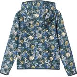 Vertbaudet Sport sweatshirt met rits en bloemenprint in technisch materiaal