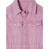 Vertbaudet Lange Meisjesjumpsuit - Garment-Dyed Katoen met Zakken