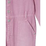 Vertbaudet Lange Meisjesjumpsuit - Garment-Dyed Katoen met Zakken