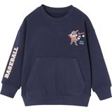 Vertbaudet Sportieve jongenssweater met ronde kraag