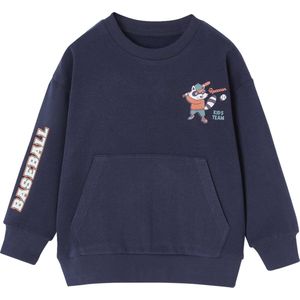 Vertbaudet Sportieve jongenssweater met ronde kraag