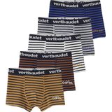 Boxershorts - Gestreept - Set van 5 - 95% Biologisch Katoen