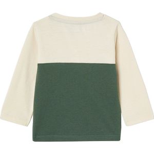 T-shirt - Colorblock - Baby - 100% Katoen - Lange Mouwen