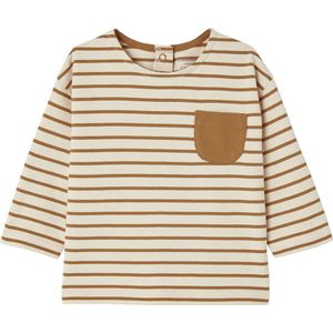 T-shirt - Blauw - Gestreept - Baby - Lange Mouwen