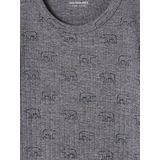 Vertbaudet Set van 3 T-shirts van ribstof met lange mouwen jongens