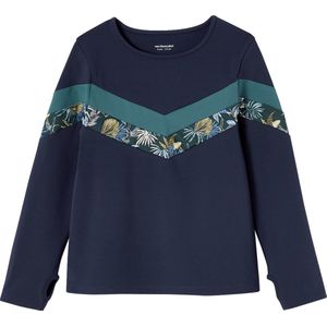 TS - Sport T-shirt - Marineblauw - Technisch Materiaal - Meisjes