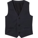 Vertbaudet Mouwloos Vest - Groen - Wol - Visgraatmotief