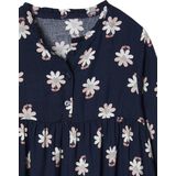 Jerseyjurken - Bloemenprint - 100% Viscose - Ronde Halslijn