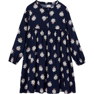 Jerseyjurken - Bloemenprint - 100% Viscose - Ronde Halslijn