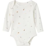 Set van 5 Rompertjes - Dinosaurus-Thema - Biokatoen - Lange Mouwen