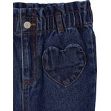 Vertbaudet Paperbag jeans meisjes zakken hartjes