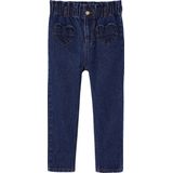 Vertbaudet Paperbag jeans meisjes zakken hartjes