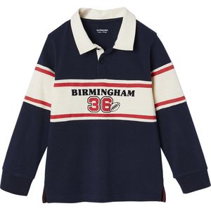 Polo - Rugbystijl - Kraag van Keperstof - 100% Katoen - Jongens