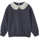 Vertbaudet - Sweater - Meisjes - Zacht - Met Sierlijke Kraag van Macramé