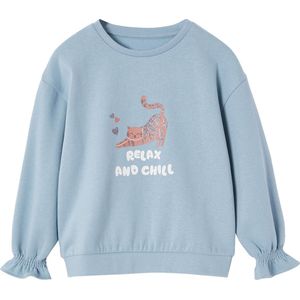 Vertbaudet Sweatshirt met dierenmotief en sierdetails meisjes