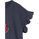 Vertbaudet - Meisjesjurk - Katoen - Met Animatie - Korte Mouwen