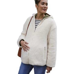 Omkeerbaar Donsjack - Kaki - ENVIE DE FRAISE - Meegroeiend voor Zwangerschap en Draagzak