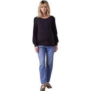 ENVIE DE FRAISE Fijn gebreide trui met gouden knoopdetail ENVIE DE FRAISE