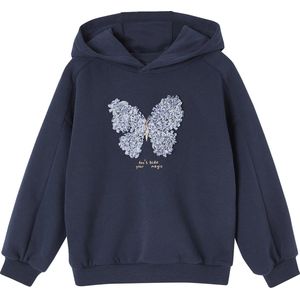 Vertbaudet Sweatshirt met capuchon fantasiemotief meisjes