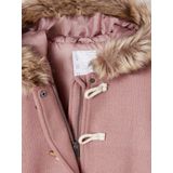 Vertbaudet - Duffel - Navy - Wol - Capuchon met Imitatiebondbont