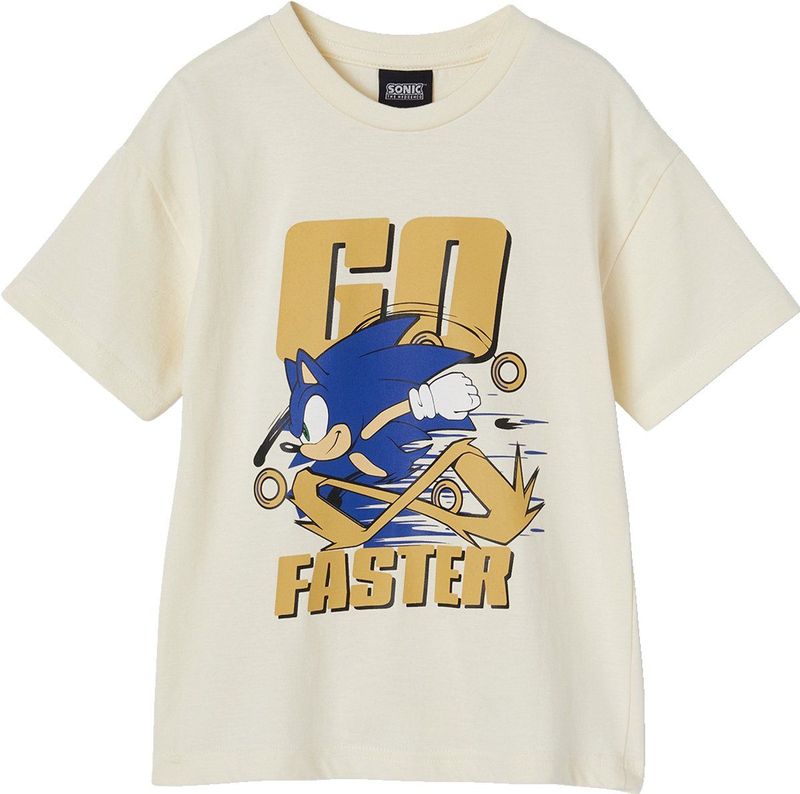 Vertbaudet - Sonic® Go Faster - Jongensshirt - 100% Katoen