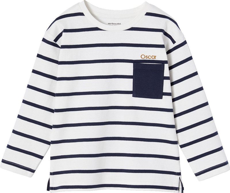 Vertbaudet Aanpasbaar jongensshirt met strepen