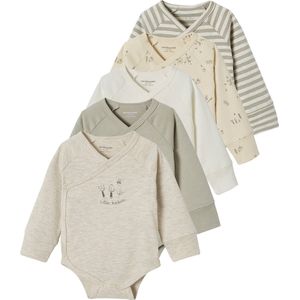 Rompertjes - Set van 5 - Biologisch Katoen - Diverse Prints en Kleuren