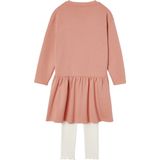 Vertbaudet Jurk van fleece en legging van ribstof meisjes