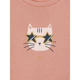 Vertbaudet Jurk van fleece en legging van ribstof meisjes