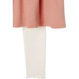 Vertbaudet Jurk van fleece en legging van ribstof meisjes