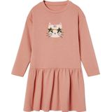 Vertbaudet Jurk van fleece en legging van ribstof meisjes