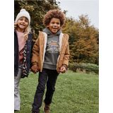 Vertbaudet - Ripstop Parka - Jongens - Imitatiebontvoering