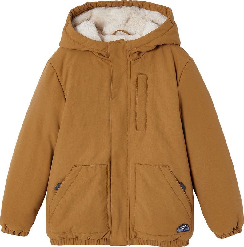 Vertbaudet - Ripstop Parka - Jongens - Imitatiebontvoering