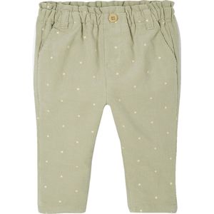 Vertbaudet Ribfluwelen paperbag broek voor baby'