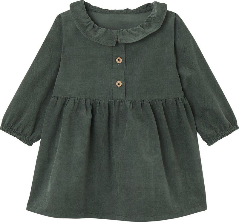 Vertbaudet - Corduroy Babyjurk - Met Kraagje - 100% Katoen