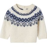 Vertbaudet Jacquard trui voor babyjongens in luchtig en zacht tricot