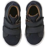 Vertbaudet Leren hoge sneakers met klittenband voor baby'