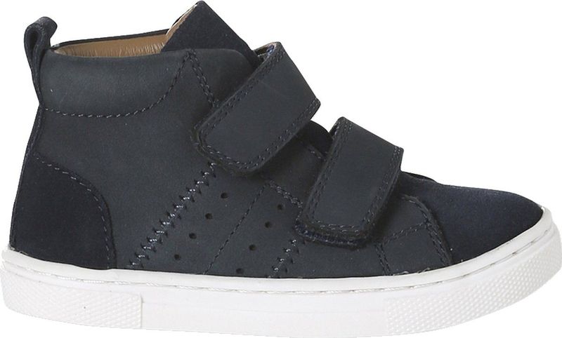 Vertbaudet Leren hoge sneakers met klittenband voor baby'