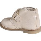 Botties - Goud - Klittenbandlaarsjes - Leer - Glitterdetails