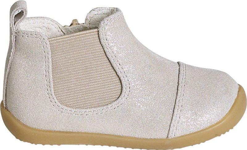 Lola - Glitter Chelsea Boots - Goud - Leer - Antislipzool