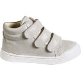 Leren - MID-sneakers - Marineblauw - Glitterend Leer - Comfortabel Ontwerp