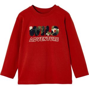 Vertbaudet - Jongensshirt - Camouflage - Gerecycled Katoen - Lange Mouwen