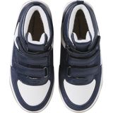 Hoge Sneakers - Driekleur - Synthetisch/Textiel/Leer - Klittenband