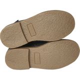 Leren Meisjeslaarzen - Bruin - Geschulpte Inzetstukken - Enkellaarsjes