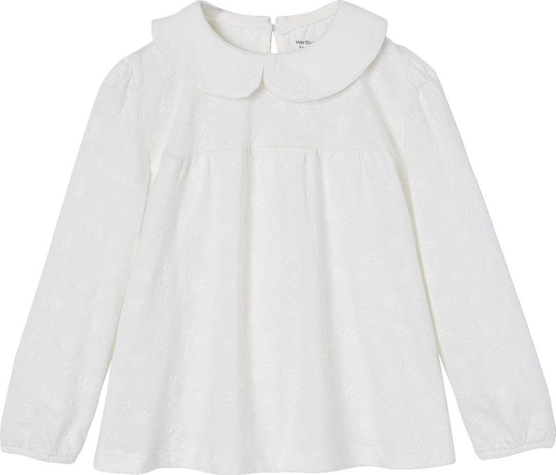 Blouse - Ecru - Meisjes - Engels Borduursel - Bohemienstijl